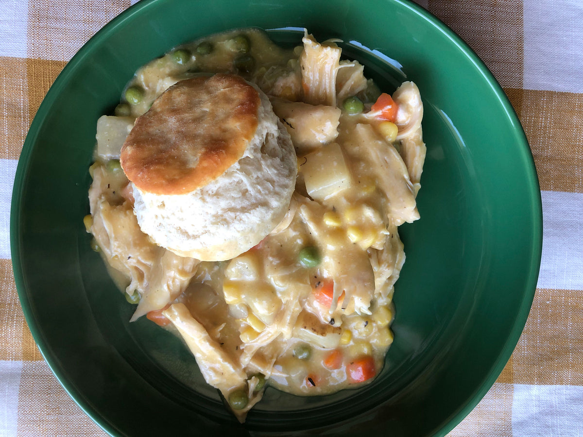 who invented the chicken pot pie