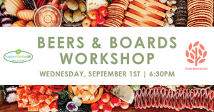 Beers & Boards Workshop with Lively Beerworks