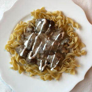 Beef Stroganoff -  February Crock Pot Menu