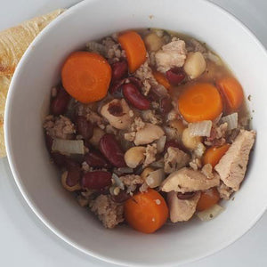 Chicken Cassoulet Soup - December Crock Pot Menu