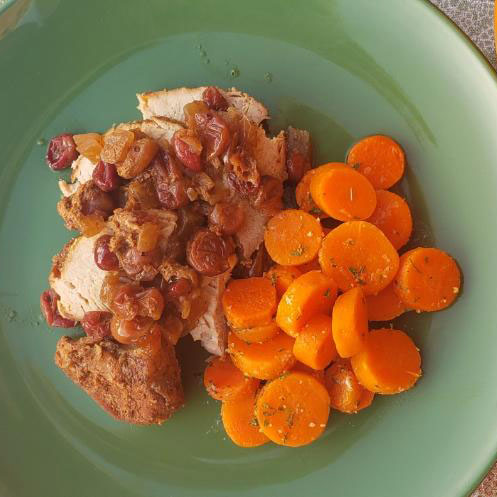 Cranberry Pork Roast - December Crock Pot Meal