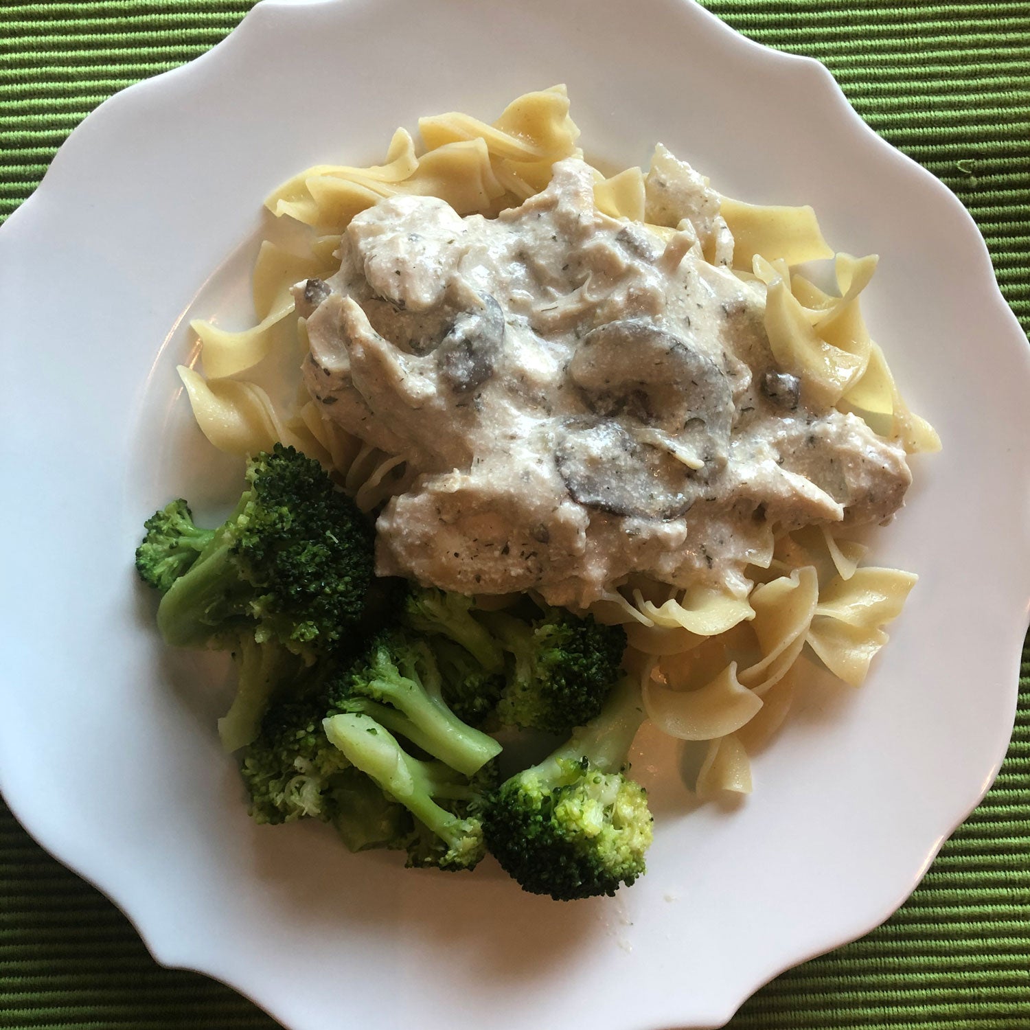 Creamy Chicken Stroganoff - Crocktober Crock Pot Menu