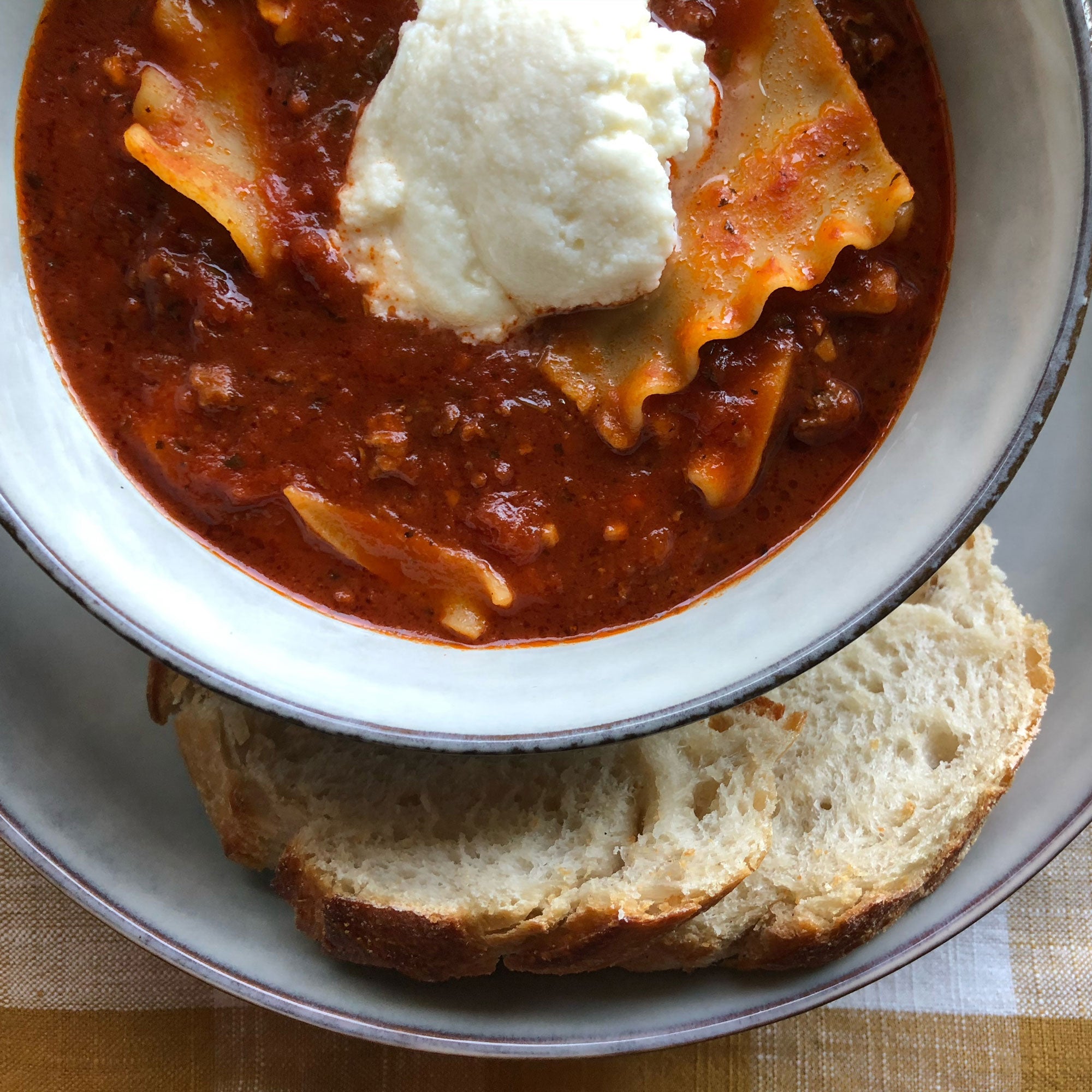 Lasagna Soup - March Crock Pot Menu