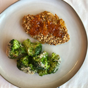 Broccoli with Almond Topping (Healthy Selection/Vegetarian)